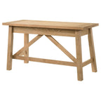 Home & Sleep Outlet - Fabian 54-inch 2-drawer Computer Writing Desk Distressed Light Brown