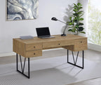 Home & Sleep Outlet - Analiese 63-inch 4-drawer Writing Desk Mango