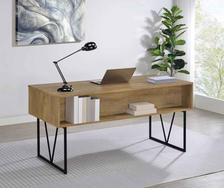 Analiese 63-inch 4-drawer Writing Desk Mango
