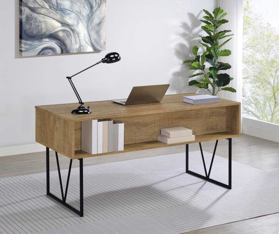 Home & Sleep Outlet - Analiese 63-inch 4-drawer Writing Desk Mango