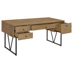 Home & Sleep Outlet - Analiese 63-inch 4-drawer Writing Desk Mango