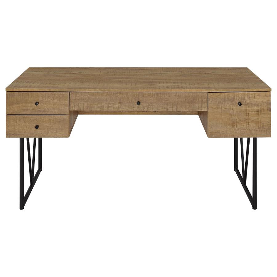 Home & Sleep Outlet - Analiese 63-inch 4-drawer Writing Desk Mango
