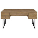 Analiese 63-inch 4-drawer Writing Desk Mango