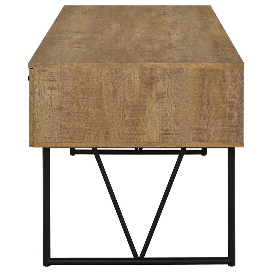 Home & Sleep Outlet - Analiese 63-inch 4-drawer Writing Desk Mango