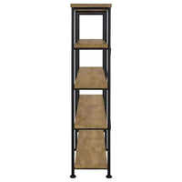 Analiese 63-inch 4-shelf Double Bookshelf Mango