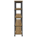 Analiese 63-inch 4-shelf Double Bookshelf Mango