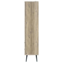 Maeve 70-inch 3-shelf Bookcase with Drawers Distressed Pine