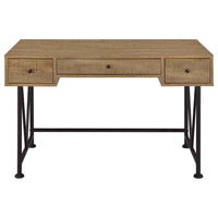 Analiese 47-inch 3-drawer Writing Desk Mango