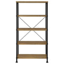 Analiese 63-inch 4-shelf Bookshelf Mango