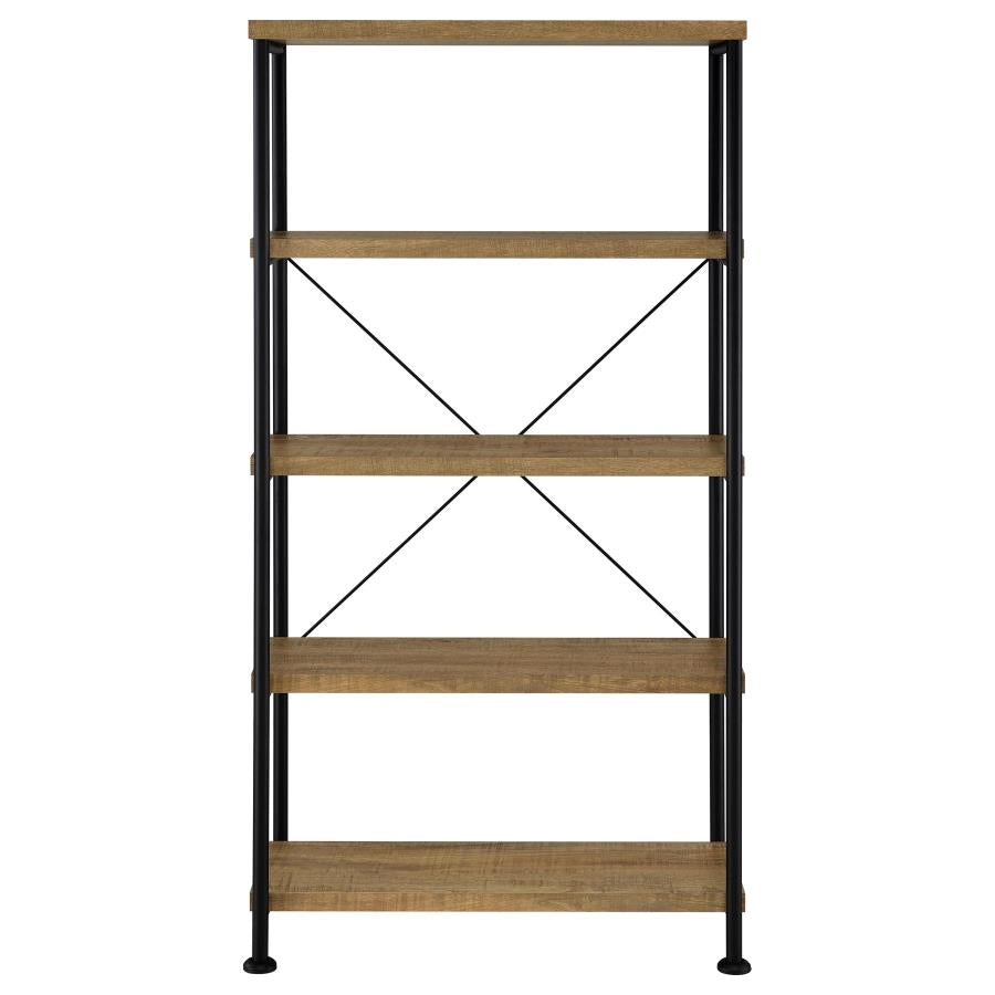 Home & Sleep Outlet - Analiese 63-inch 4-shelf Bookshelf Mango