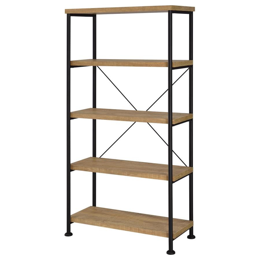 Home & Sleep Outlet - Analiese 63-inch 4-shelf Bookshelf Mango