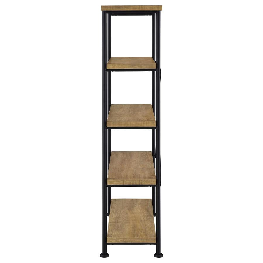 Home & Sleep Outlet - Analiese 63-inch 4-shelf Bookshelf Mango