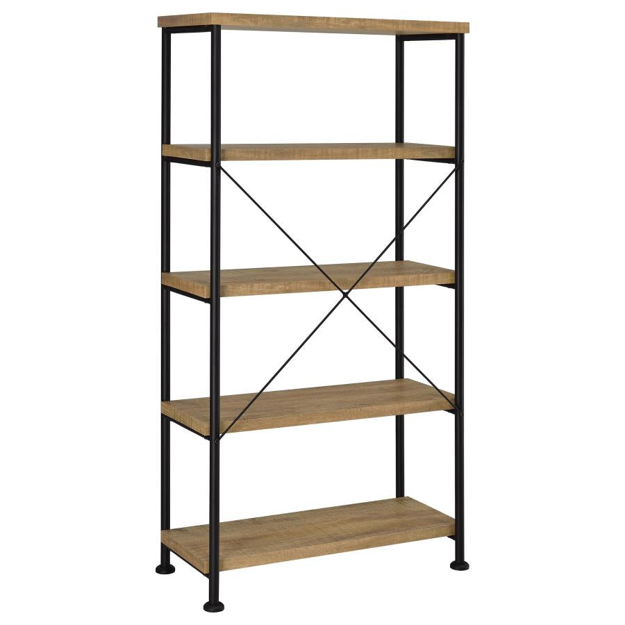 Home & Sleep Outlet - Analiese 63-inch 4-shelf Bookshelf Mango