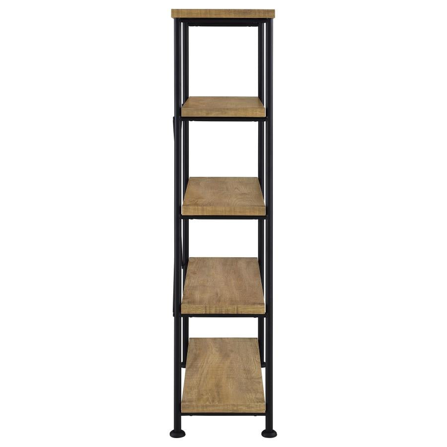 Home & Sleep Outlet - Analiese 63-inch 4-shelf Bookshelf Mango