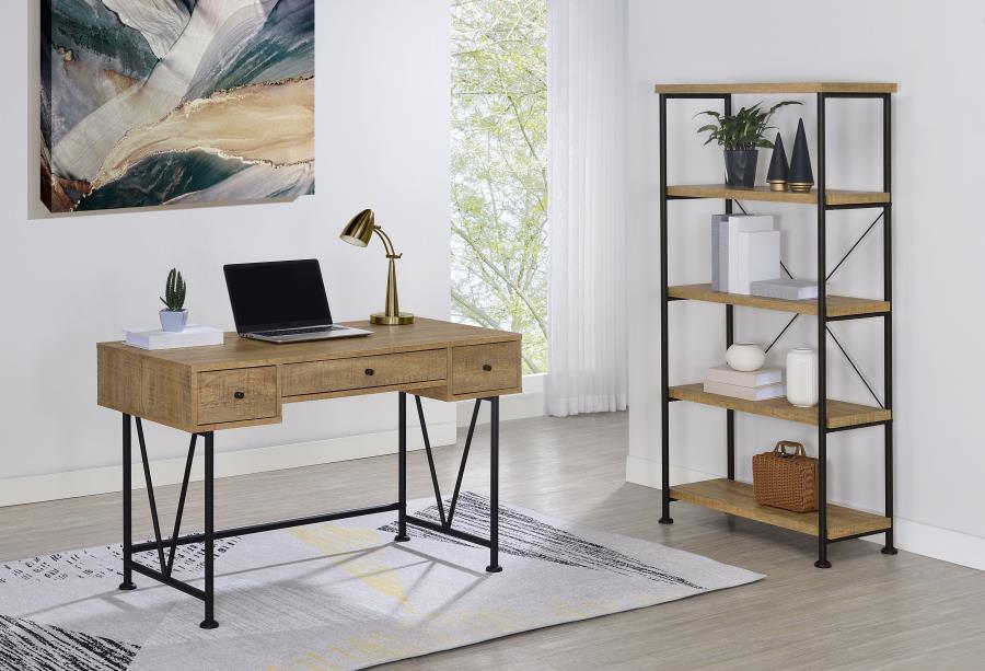 Home & Sleep Outlet - Analiese 63-inch 4-shelf Bookshelf Mango