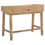 Home & Sleep Outlet - Fabian 38-inch Computer Desk with Keyboard Drawer Distressed Light Brown