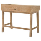 Home & Sleep Outlet - Fabian 38-inch Computer Desk with Keyboard Drawer Distressed Light Brown