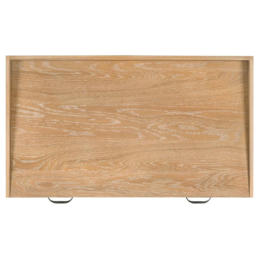 Home & Sleep Outlet - Fabian 38-inch Computer Desk with Keyboard Drawer Distressed Light Brown