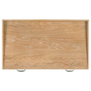 Fabian 38-inch Computer Desk with Keyboard Drawer Distressed Light Brown