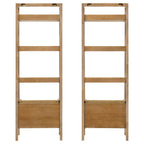 Home & Sleep Outlet - Fabian 2-piece 3-shelf Bookshelf with Drawer Distressed Light Brown