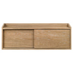 Home & Sleep Outlet - Fabian Bookshelf Bridge with Cubbies Distressed Light Brown