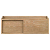 Fabian Bookshelf Bridge with Cubbies Distressed Light Brown