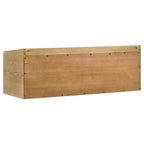 Home & Sleep Outlet - Fabian Bookshelf Bridge with Cubbies Distressed Light Brown