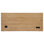 Home & Sleep Outlet - Vermes 55-inch 3-drawer Writing Desk with Power Outlet Light Ash