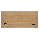 Vermes 55-inch 3-drawer Writing Desk with Power Outlet Light Ash