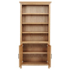 Home & Sleep Outlet - Vermes 72-inch 2-door Home Office Cabinet Bookcase Light Ash