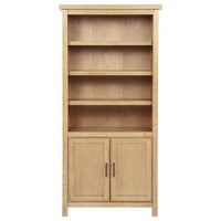 Vermes 72-inch 2-door Home Office Cabinet Bookcase Light Ash