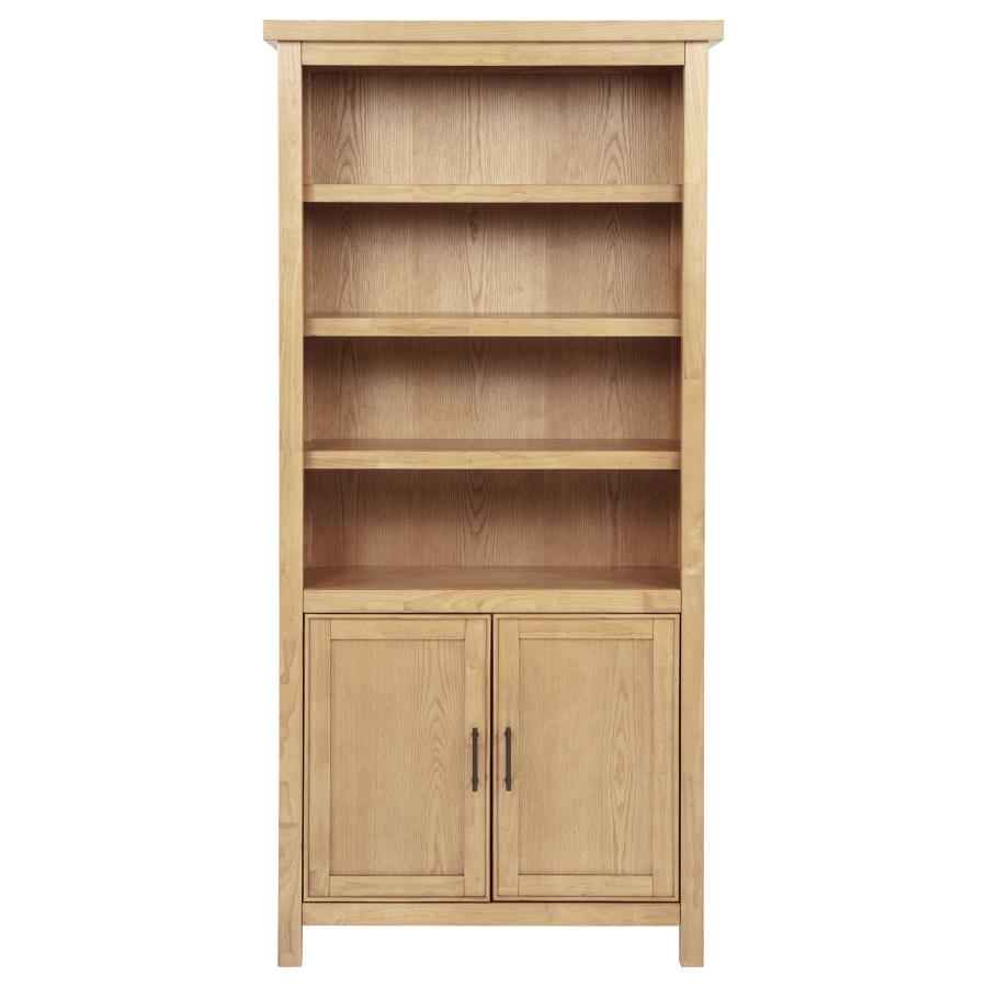 Vermes 72-inch 2-door Home Office Cabinet Bookcase Light Ash