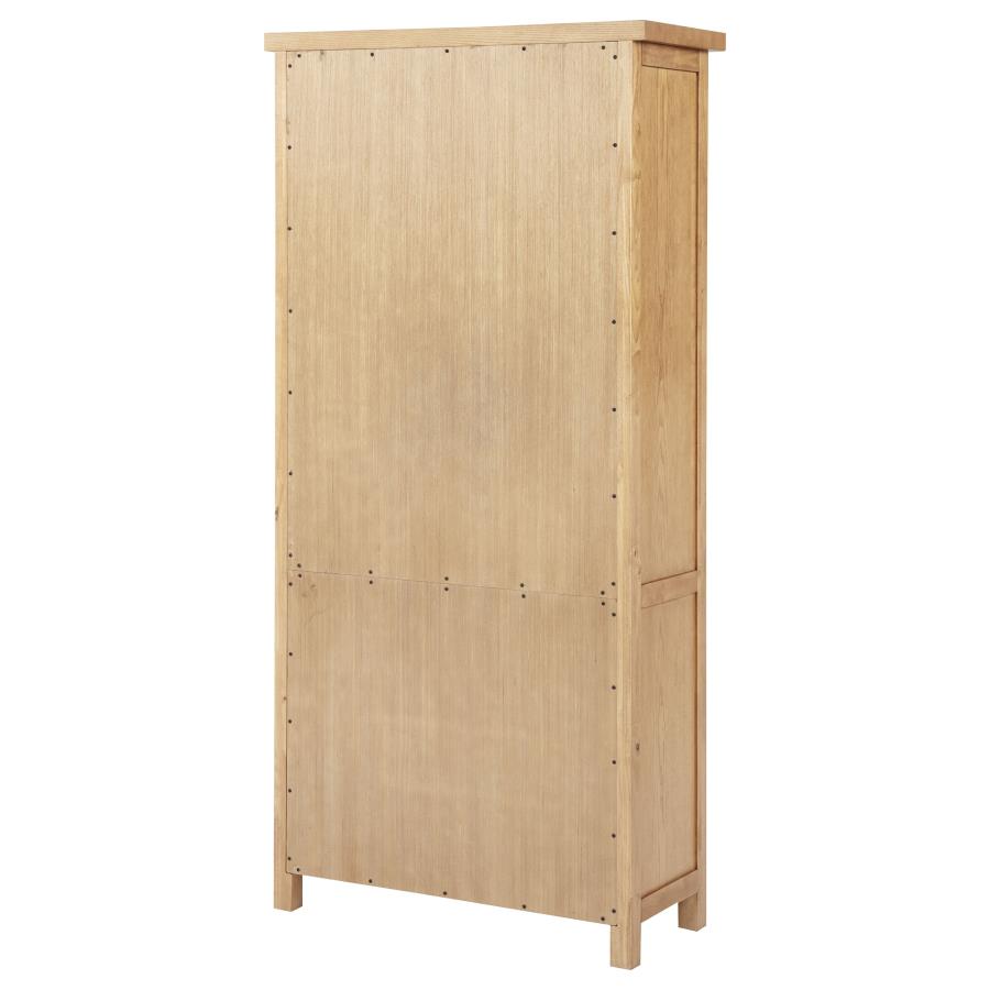 Vermes 72-inch 2-door Home Office Cabinet Bookcase Light Ash