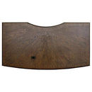 Hartshill 72-inch 7-drawer Executive Desk Burnished Oak