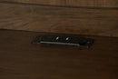 Hartshill 66-inch 5-drawer Credenza with Hutch Burnished Oak