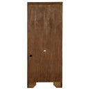 Hartshill 78-inch 3-shelf Cabinet Bookcase Burnished Oak