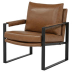 Home & Sleep Outlet - Rosalind Upholstered Track Arm Accent Chair Brown