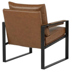 Home & Sleep Outlet - Rosalind Upholstered Track Arm Accent Chair Brown