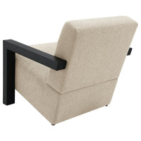 Fitzroy Boucle Upholstered Accent Arm Chair Latte - Home & Sleep Outlet