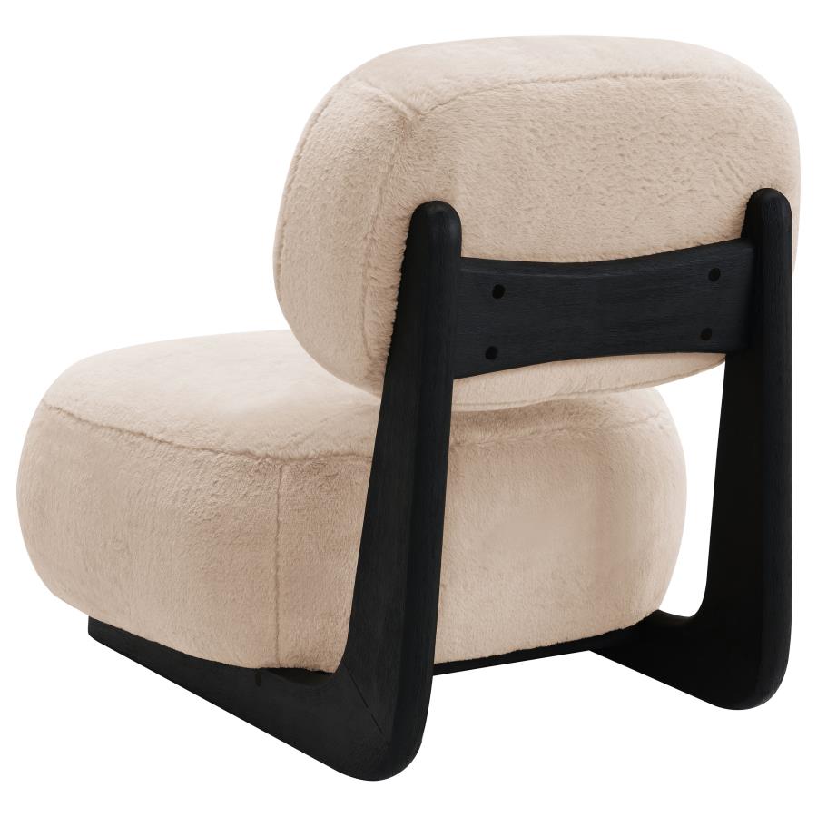 Duffie Upholstered Armless Accent Chair Camel - Home & Sleep Outlet