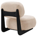 Duffie Upholstered Armless Accent Chair Camel - Home & Sleep Outlet