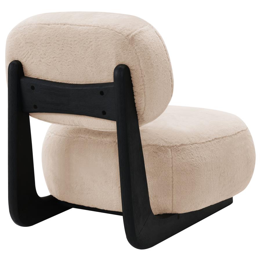 Duffie Upholstered Armless Accent Chair Camel - Home & Sleep Outlet