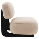Duffie Upholstered Armless Accent Chair Camel - Home & Sleep Outlet