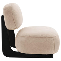 Duffie Upholstered Armless Accent Chair Camel - Home & Sleep Outlet
