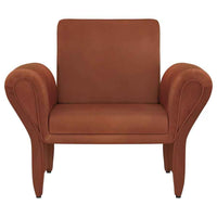 Liana Upholstered Roll Arm Accent Armchair Rust Orange - Home & Sleep Outlet