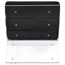 Serreta Boucle Upholstered Armless Acrylic Chair Black - Home & Sleep Outlet