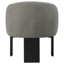 Valdez Boucle Upholstered Barrel Back Accent Chair Brown - Home & Sleep Outlet