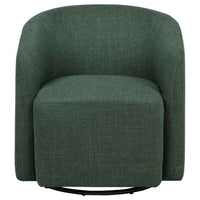 Mossbrook Fabric Upholstered Swivel Accent Chair Green - Home & Sleep Outlet