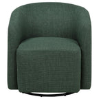 Home & Sleep Outlet - Mossbrook Fabric Upholstered Swivel Accent Chair Green