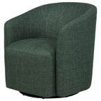 Home & Sleep Outlet - Mossbrook Fabric Upholstered Swivel Accent Chair Green